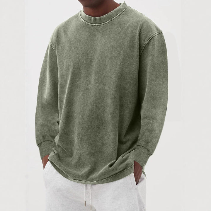 Corveld | Herren Oversize Pullover Langarm - Blue - Image 5