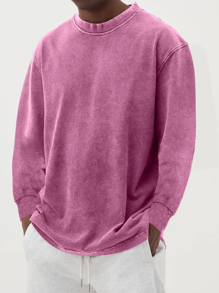 Corveld | Herren Oversize Pullover Langarm - Blue - Image 6