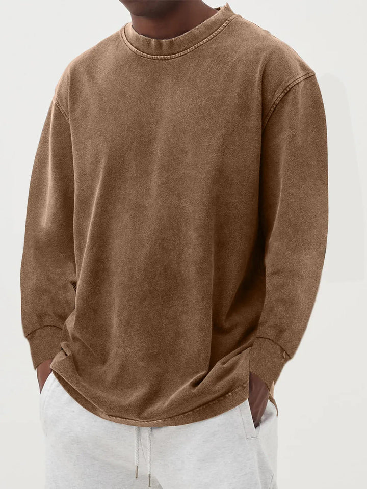 Corveld | Herren Oversize Pullover Langarm - Blue - Image 9