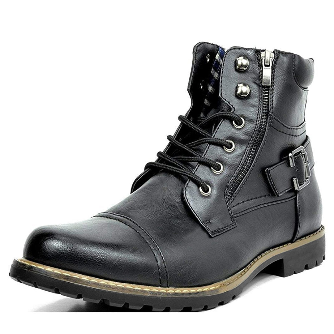 Corveld | Herren Schnürstiefel Combat Boot Schwarz - Black - Image 1