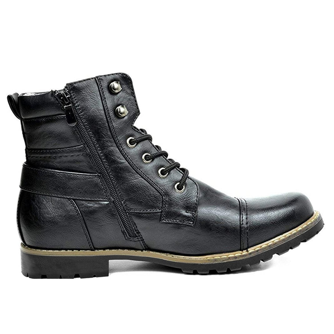 Corveld | Herren Schnürstiefel Combat Boot Schwarz - Black - Image 3
