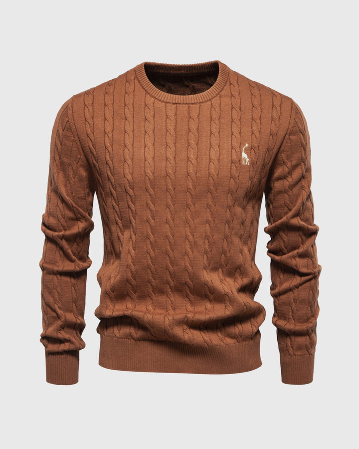 Corveld | Herren Strickpullover Zopfmuster - Image 2