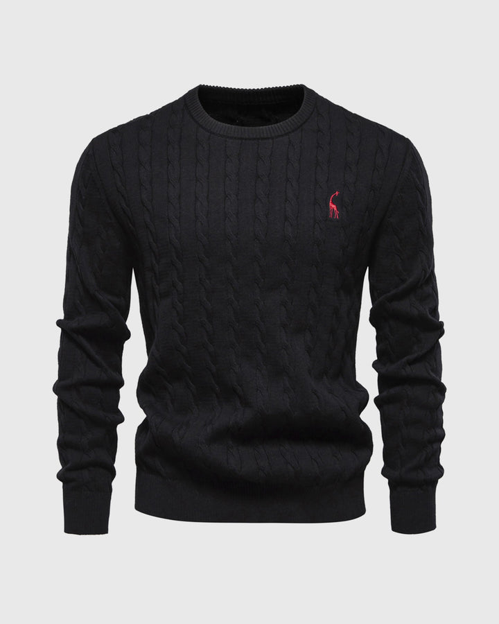 Corveld | Herren Strickpullover Zopfmuster - Image 3