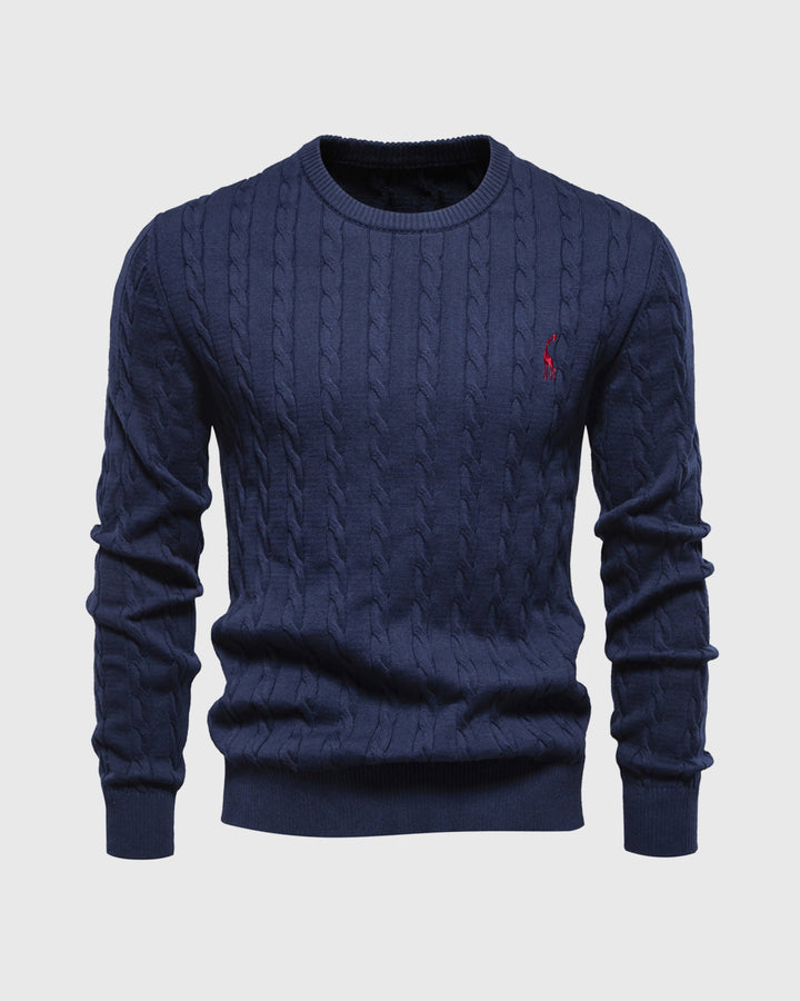 Corveld | Herren Strickpullover Zopfmuster - Image 5