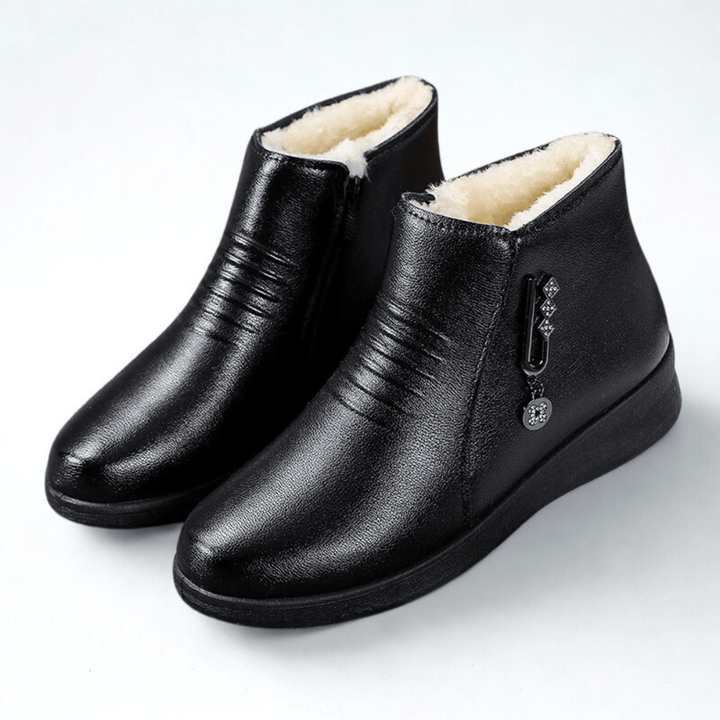 Corvenna | Damen Stiefeletten gefüttert Winter - Black - Image 1