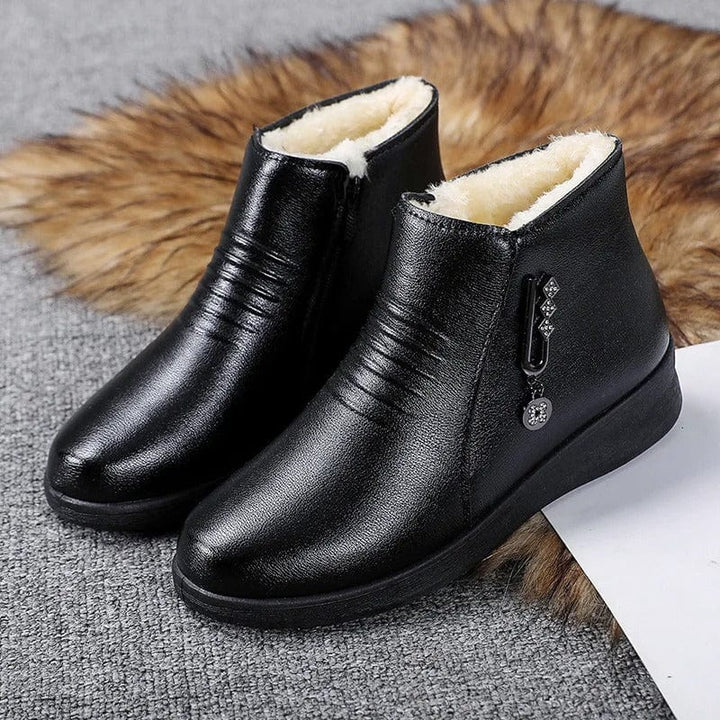 Corvenna | Damen Stiefeletten gefüttert Winter - Black - Image 2