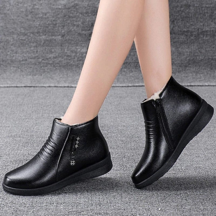 Corvenna | Damen Stiefeletten gefüttert Winter - Black - Image 3