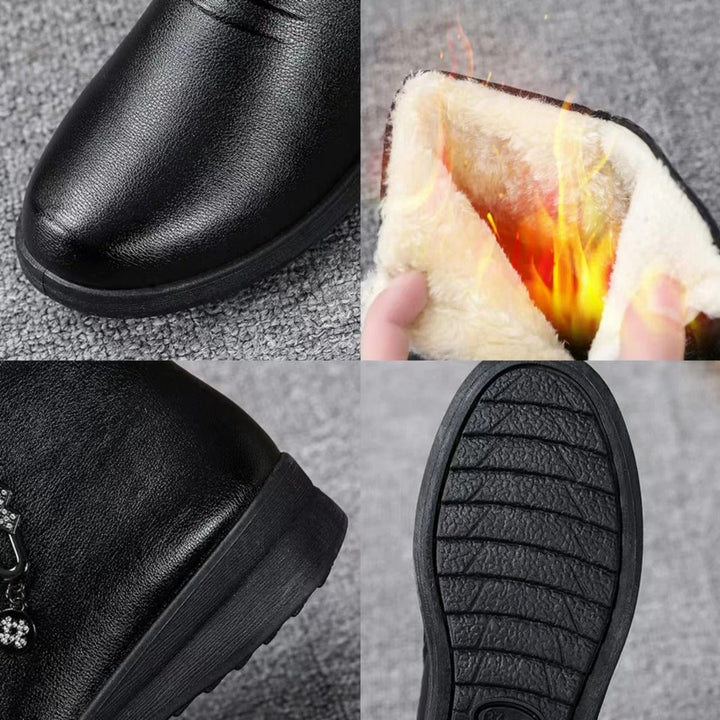 Corvenna | Damen Stiefeletten gefüttert Winter - Black - Image 4