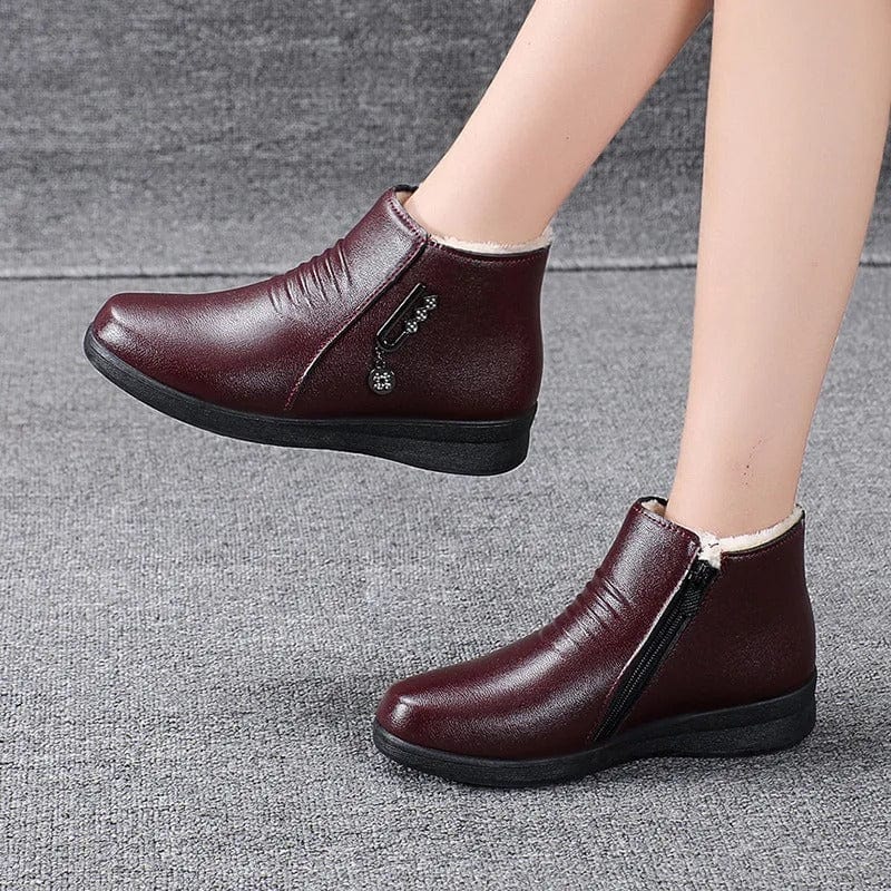 Corvenna | Damen Stiefeletten gefüttert Winter - Black - Image 6