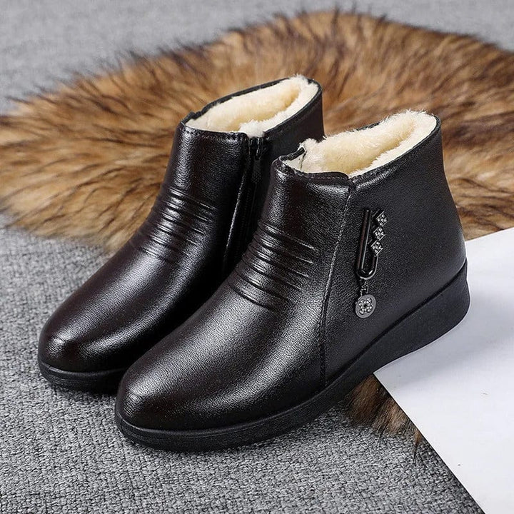 Corvenna | Damen Stiefeletten gefüttert Winter - Black - Image 7