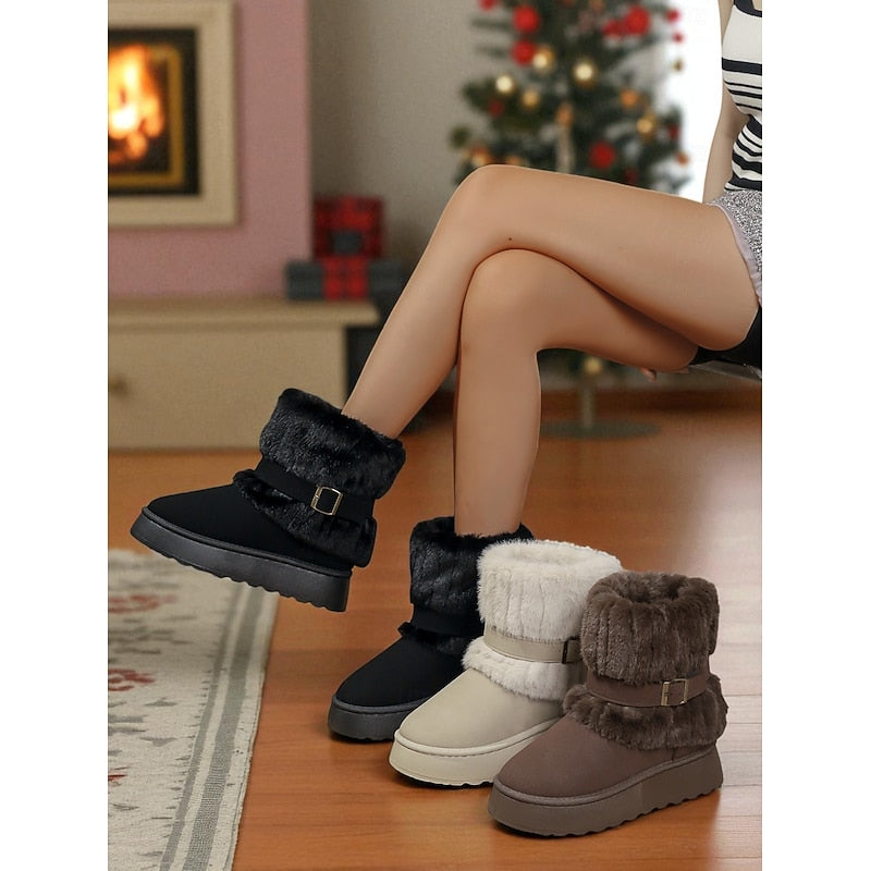 Corvine | Damen Winterstiefel mit Kunstfellbesatz - Image 1