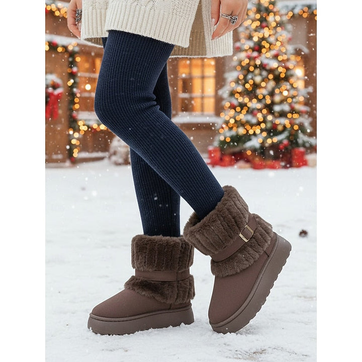 Corvine | Damen Winterstiefel mit Kunstfellbesatz - Image 2