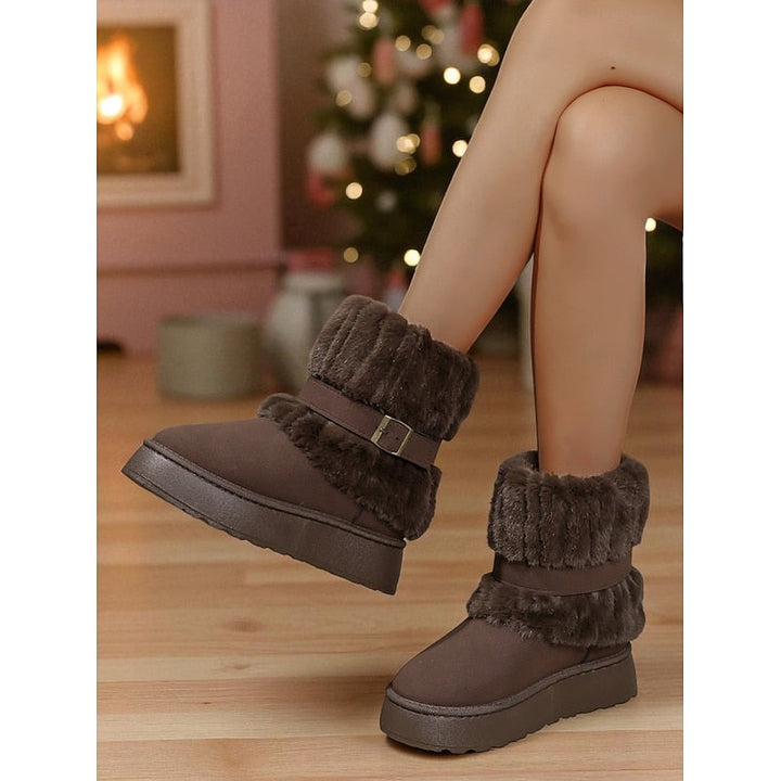 Corvine | Damen Winterstiefel mit Kunstfellbesatz - Image 3