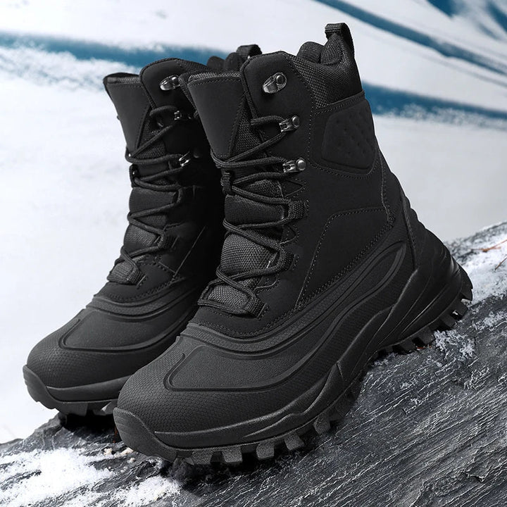 Corvund | Herren Winterstiefel Gefüttert Hoch - Camel - Image 2