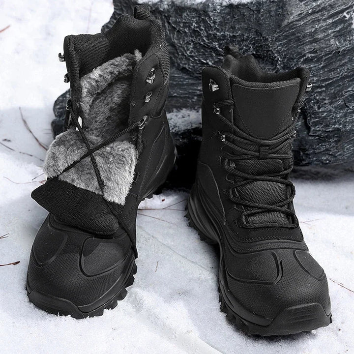 Corvund | Herren Winterstiefel Gefüttert Hoch - Camel - Image 7