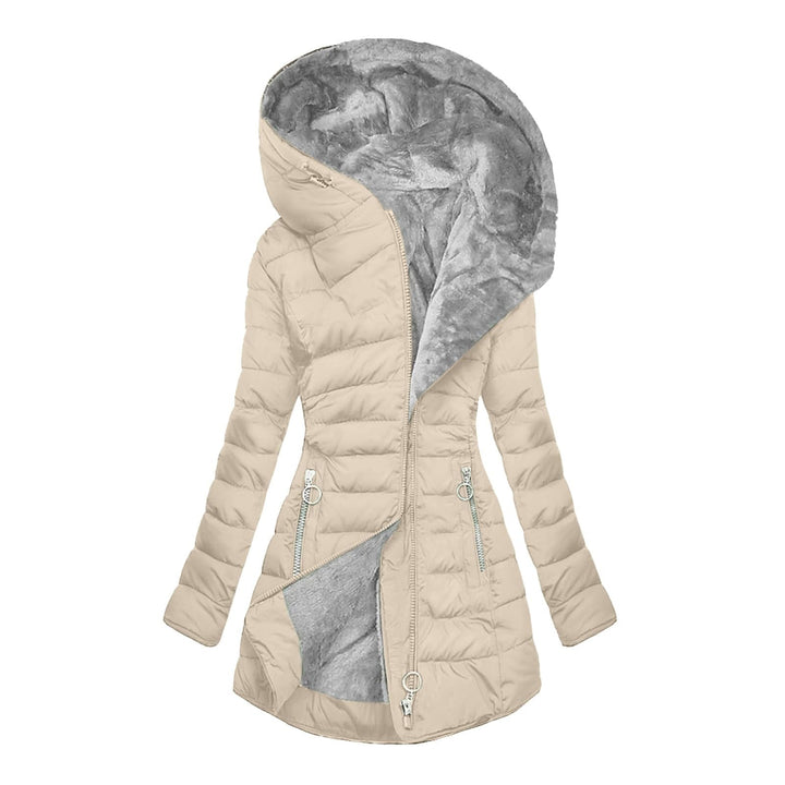 Dagmar | Damen Winterjacke mit Kapuze Steppjacke - Black - Image 9