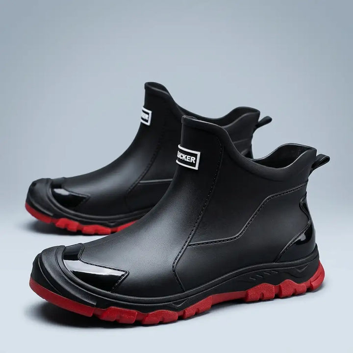 Draveld | Herren Regenstiefel Kurz Wasserdicht - Black - Image 1