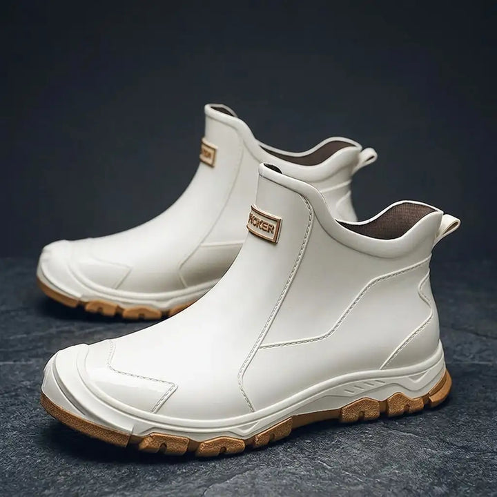 Draveld | Herren Regenstiefel Kurz Wasserdicht - Black - Image 2