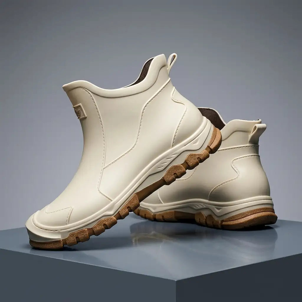 Draveld | Herren Regenstiefel Kurz Wasserdicht - Black - Image 5