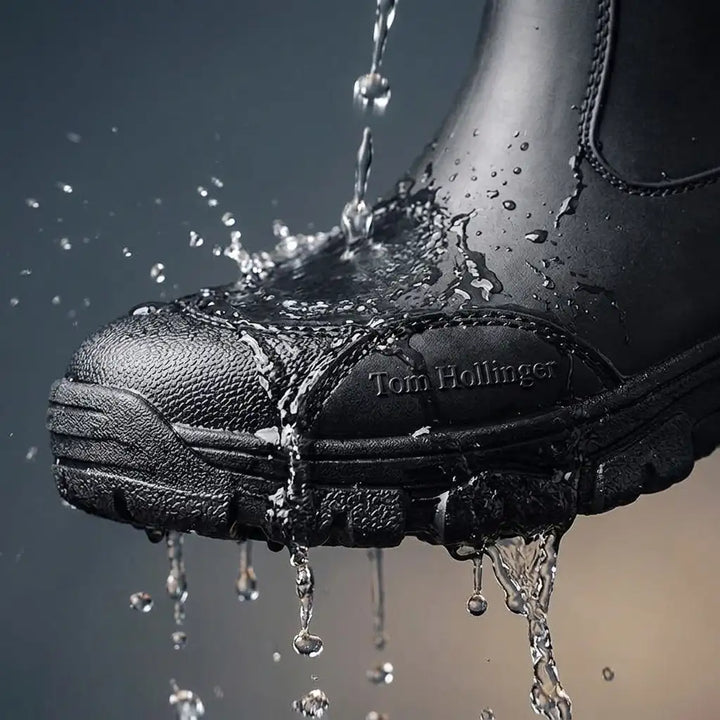 Draveld | Herren Regenstiefel Kurz Wasserdicht - Black - Image 7
