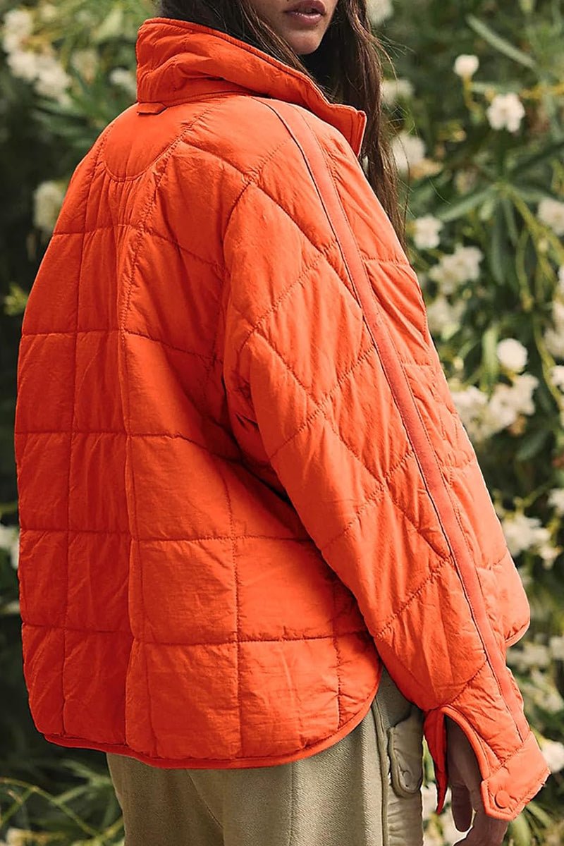 Dravenna | Damen Winterjacke Steppjacke Braun - Brown - Image 14
