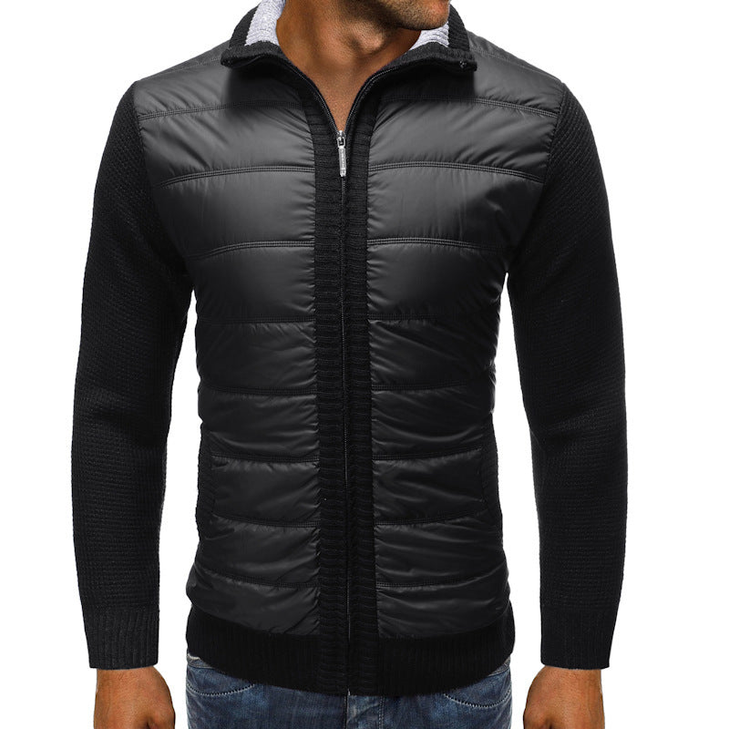 Dravkel | Herren Strickjacke Steppweste Winterjacke - Image 1
