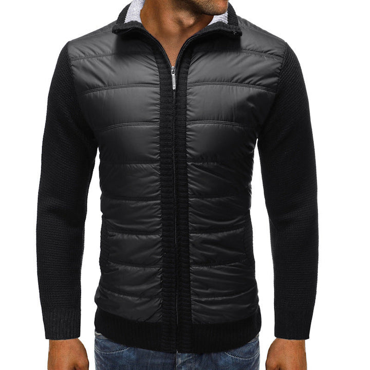 Dravkel | Herren Strickjacke Steppweste Winterjacke - Image 1