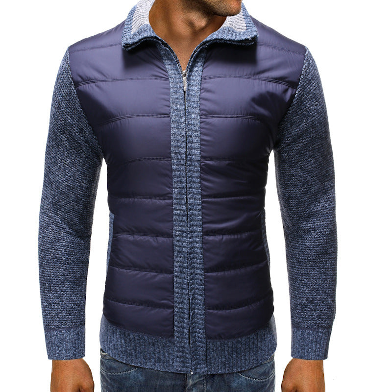 Dravkel | Herren Strickjacke Steppweste Winterjacke - Image 2