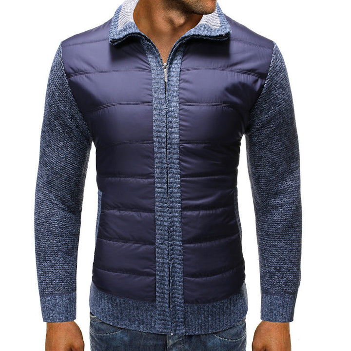 Dravkel | Herren Strickjacke Steppweste Winterjacke - Image 2