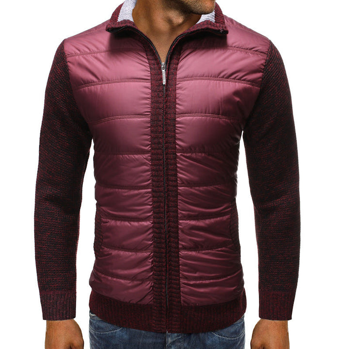 Dravkel | Herren Strickjacke Steppweste Winterjacke - Image 3