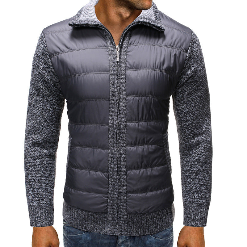 Dravkel | Herren Strickjacke Steppweste Winterjacke - Image 4