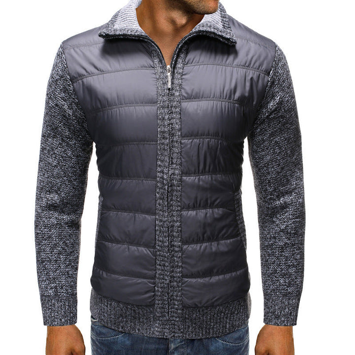 Dravkel | Herren Strickjacke Steppweste Winterjacke - Image 4
