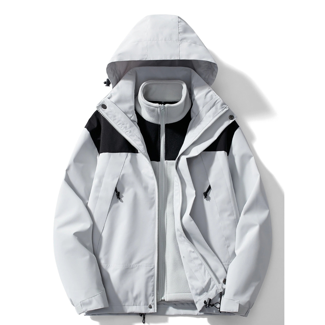Dravkon | Herren Winterjacke Fleece Kapuzenjacke - Image 7