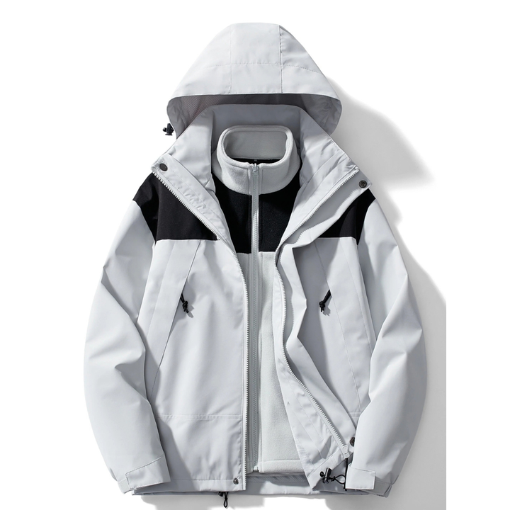 Dravkon | Herren Winterjacke Fleece Kapuzenjacke - Image 7