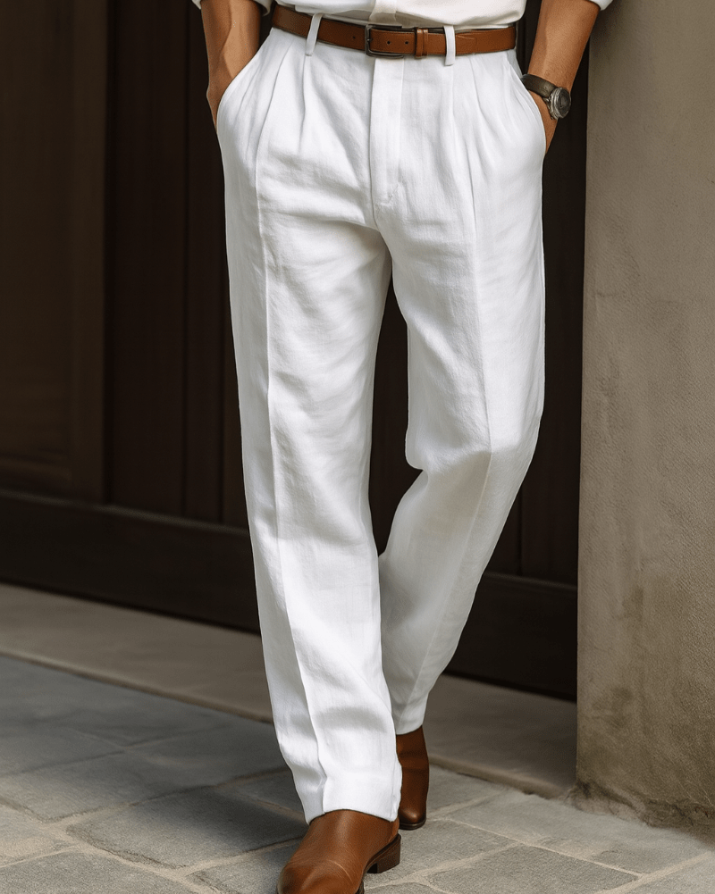 Dravmund | Herren Bundfaltenhose Regular Fit - Image 1