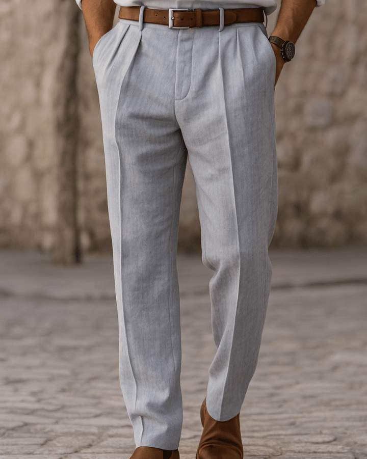 Dravmund | Herren Bundfaltenhose Regular Fit - Image 3