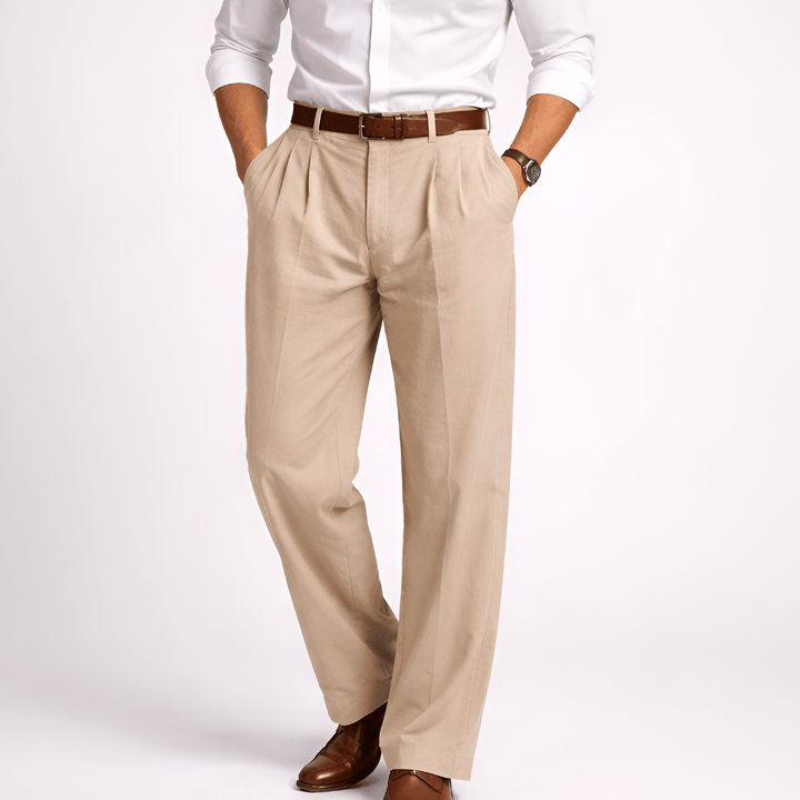 Dravmund | Herren Bundfaltenhose Regular Fit - Image 4