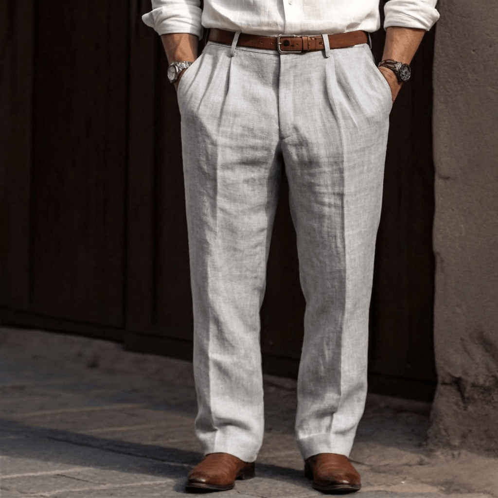 Dravmund | Herren Bundfaltenhose Regular Fit - Image 5