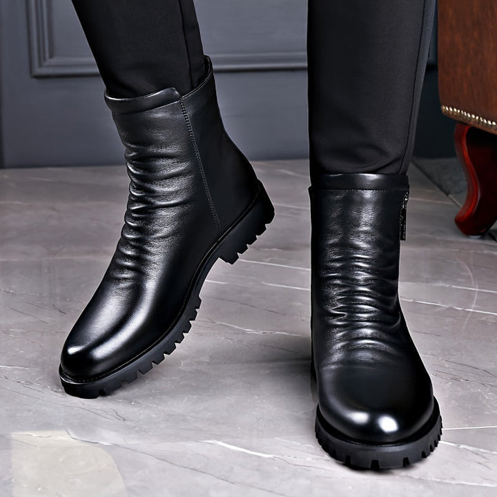 Dravorn | Herren Stiefel mit Seitlichem Reißverschluss - Black - Image 2
