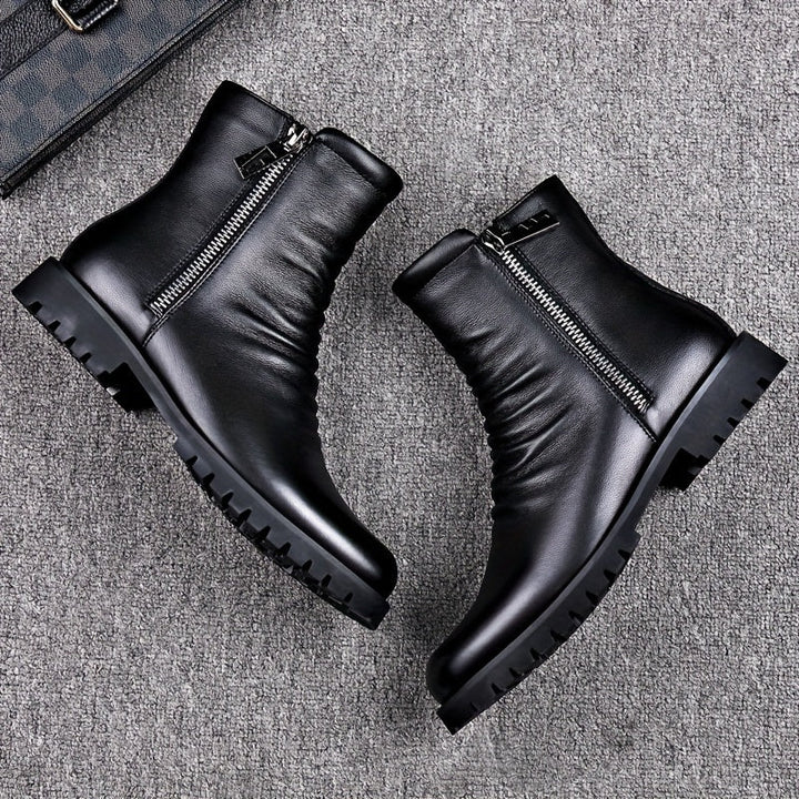 Dravorn | Herren Stiefel mit Seitlichem Reißverschluss - Black - Image 5