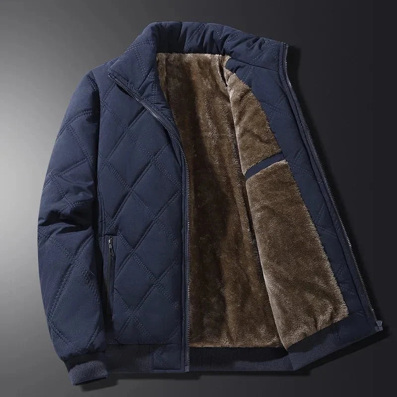 Dravorn | Herren Winterjacke Gefüttert Steppjacke - Image 5