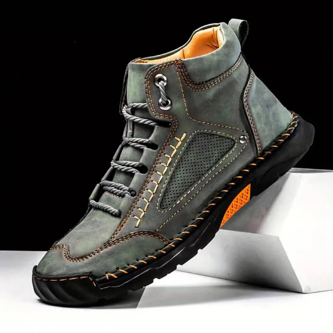 Dravyn | Herren Lederstiefel Schnürstiefel Outdoor - Black - Image 11