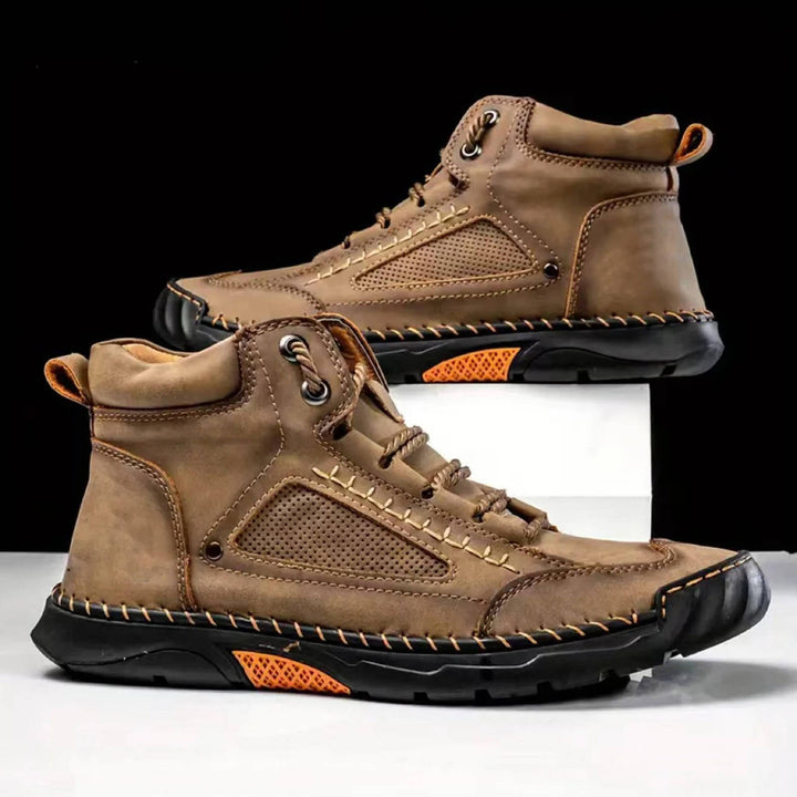 Dravyn | Herren Lederstiefel Schnürstiefel Outdoor - Black - Image 12