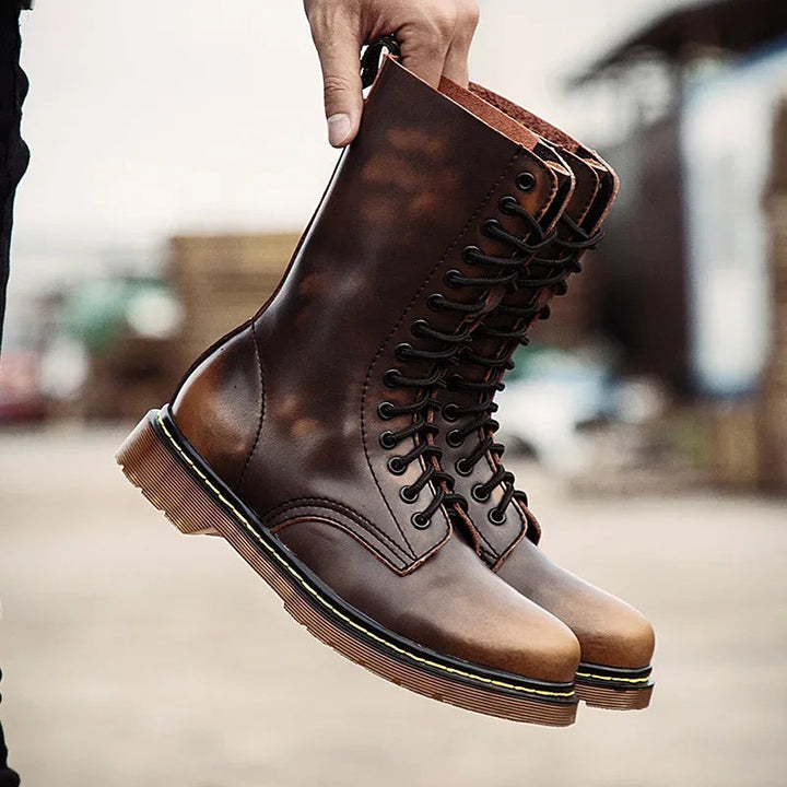 Drevald | Herren Schnürstiefel Langschaft Leder - Brown - Image 1
