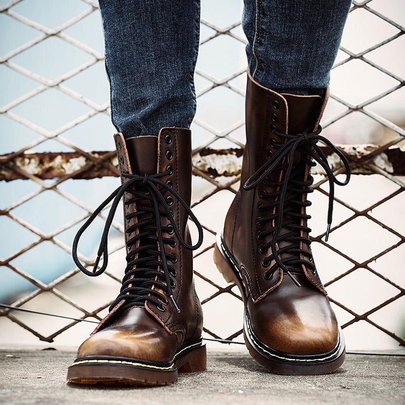 Drevald | Herren Schnürstiefel Langschaft Leder - Brown - Image 4