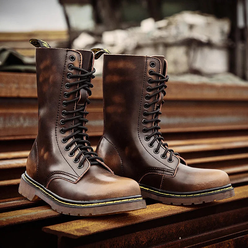 Drevald | Herren Schnürstiefel Langschaft Leder - Brown - Image 6