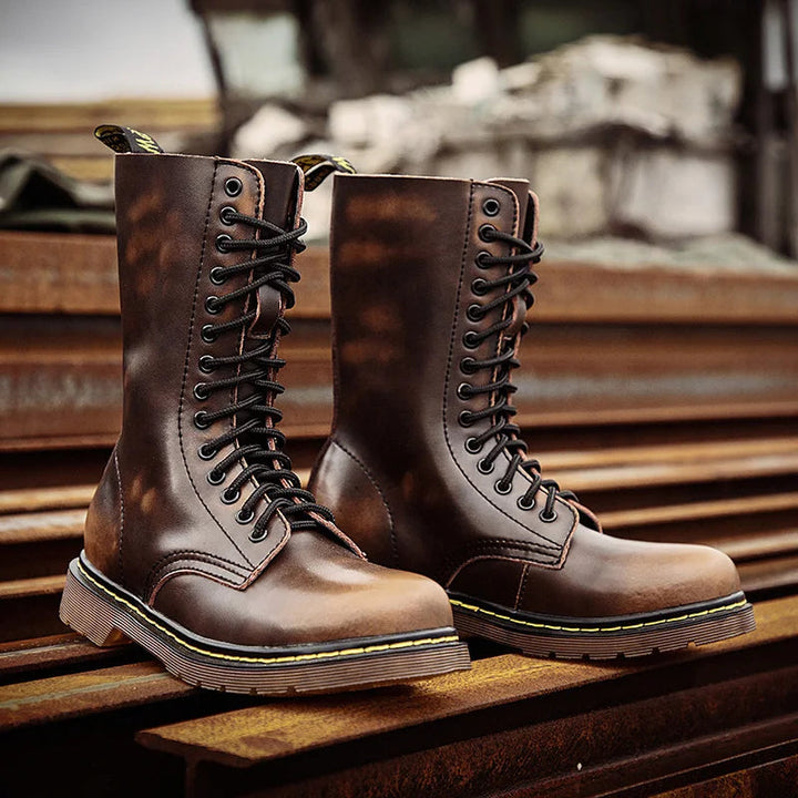 Drevald | Herren Schnürstiefel Langschaft Leder - Brown - Image 6