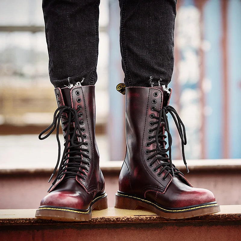 Drevald | Herren Schnürstiefel Langschaft Leder - Brown - Image 8