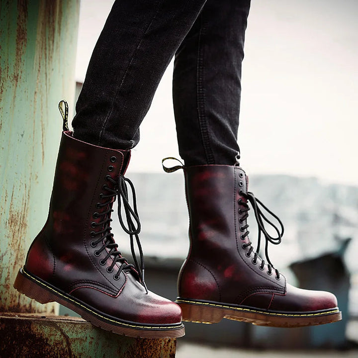 Drevald | Herren Schnürstiefel Langschaft Leder - Brown - Image 9