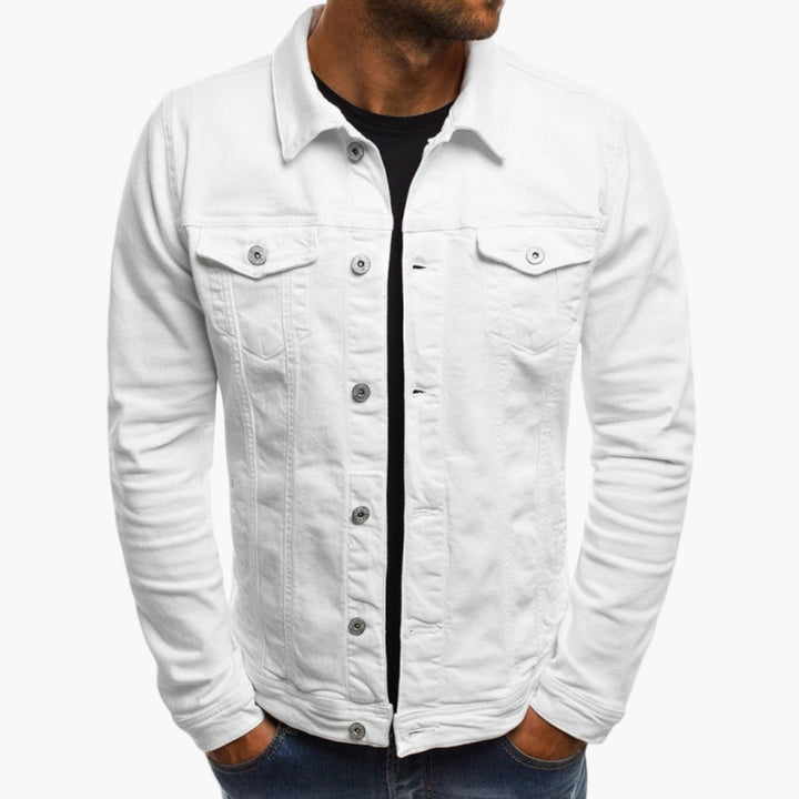 Drevorn | Herren Übergangsjacke Jeansjacke Slim Fit - Image 1